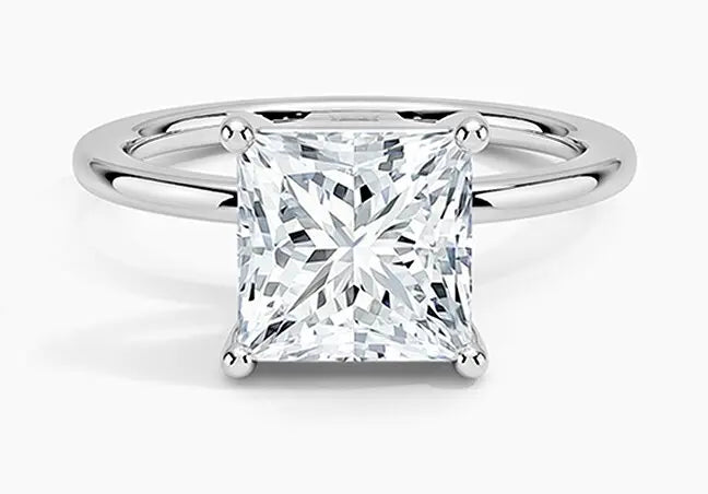 Princess cut diamond ring